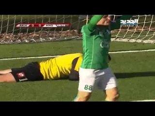 اوفسايد : مياراة الانصار والاخاء الاهلي عالية دوري الفا الاسبوع 12