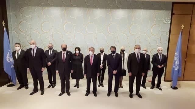 Çavuşoğlu, Kıbrıs konulu konferansa katılan heyet başkanları onuruna verilen akşam yemeğine katıldı