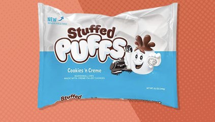 Stuffed Puffs Debuts New Cookies 'n Creme Flavor