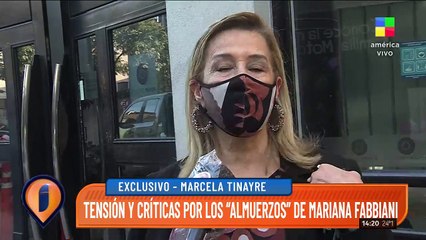 Marcela Tinayre se involucró en el escándalo entre Mirtha Legrand y Mariana Fabbiani