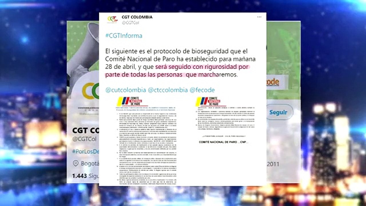 La violencia de la jornada del paro nacional