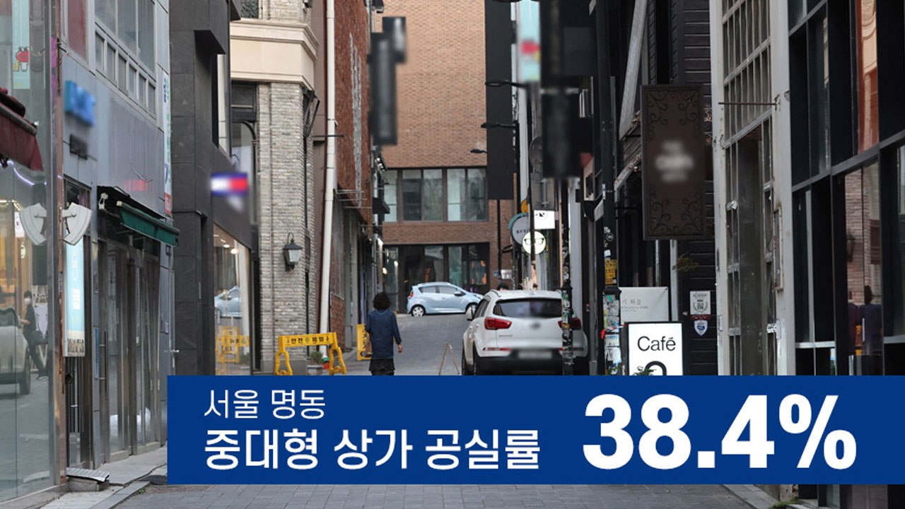 [앵커리포트] 명동 중대형 상가 공실률 38.4%...손실보상 소급 또 지연 / YTN