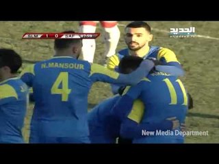 الصفاء يتقدم 1-0 على السلام زغرتا بهدف حسن هزيمة