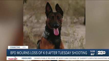 BPD mourning the loss of K-9 "Jango"