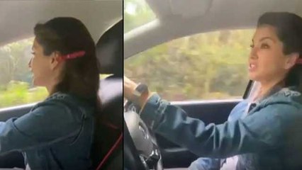 Sunny Leone ने Social Media पर Share किया ये Funny Driving Car Lesson, Video हुई Viral! | FilmiBeat