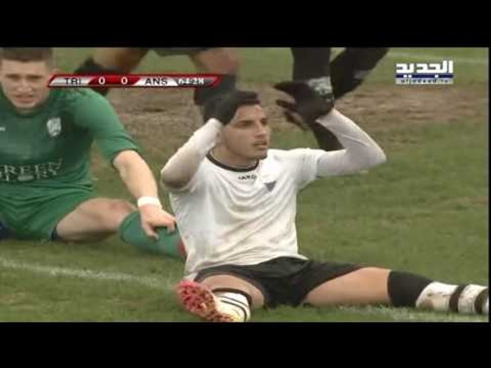 ملخص مباراة طرابلس والأنصار – الأسبوع  - offsid...