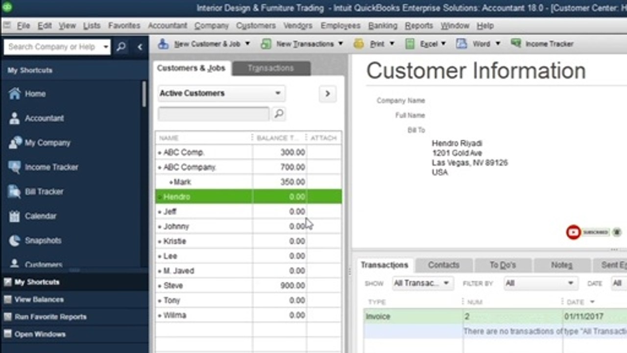 QuickBooks Desktop | Merging Duplicate Customers Accounts