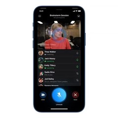 Videollamadas grupales de Telegram