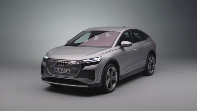 Audi Q4 Sportback e-tron Exterior Design in the studio