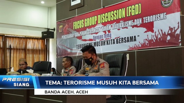 Divisi Humas Polri Gelar FGD Kontra Radikal di Aceh