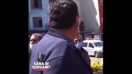 "Açlık yok şükret" diyen vatandaşa tepki