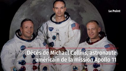 Décès de Michael Collins, astronaute américain de la mission Apollo 11