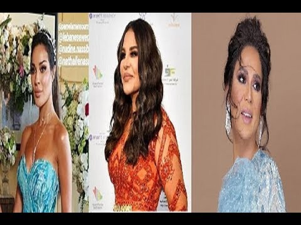 نوال الكويتية ترتدي نفس فستان أحلام! ونادين نجيم ترقص  بفستان مفتوح من زهير مراد