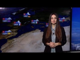 نشرة الطقس المسائية 25-03-2020 مع نور صوما