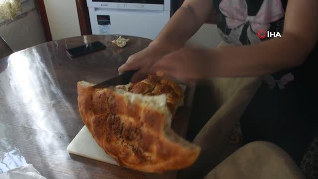 İftarlık pidenin içinden 3 santimlik vida çıktı