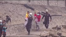 Tensión durante el desalojo de un terreno ocupado ilegalmente en Perú