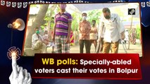 West Bengal polls: Specially-abled voters cast their votes in Bolpur