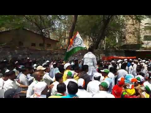 Loksabha 2019 : शेतकरी पती-पत्नीच्या हस्ते संग्राम जगताप यांचा उमेदवारी अर्ज दाखल