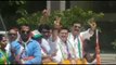Congress-NCP candidate Anand Paranjape form Thane in rally while filling nomination form