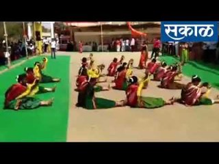 रुक्मिणी जत्रे मधील झांज पथक नृत्य.!