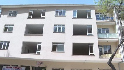 Çökme riski bulunan Açelya Apartmanı'nın çevresindeki yıkım çalışmaları bayrama kadar tamamlanacak