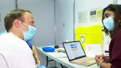 Matt Hancock Gets First Oxford/AstraZeneca COVID-19 Vaccine Dose 💉