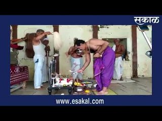 श्रीक्षेत्र पैठण येथे संत एकनाथ महाराजांच्या पादुकांची महापूजा, आरती | Sakal Media |