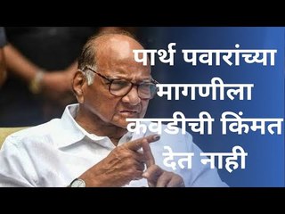 "पार्थ पवारांच्या मागणीला कवडीची किंमत देत नाही" - शरद पवार | Sharad Pawar | Parth Pawar | Sakal |