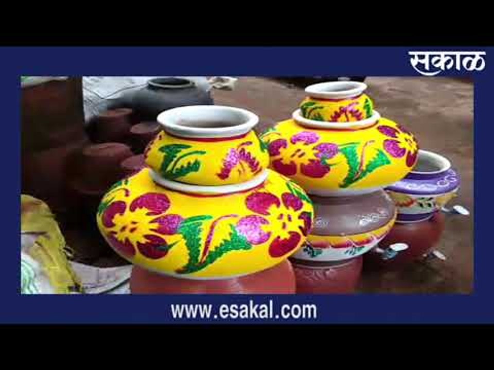 कोरोनामुळे दहीहंडी रद्द; मटके विक्रेत्यांना फटका | Sakal Media |