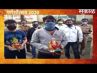 पुण्यात पाचव्या दिवशीचे गणेश विसर्जन  | Ganeshotsav 2020 | Ganesh Darshan | Sakal Media |