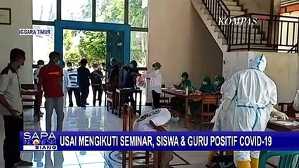 Usai Mengikuti Seminar, Siswa dan Guru Positif Covid-19