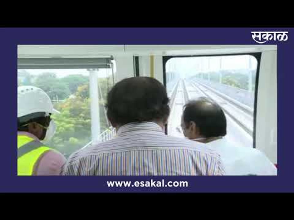 अजित पवार यांनी पिंपरी-चिंचवड महामेट्रो व पुणे मेट्रो प्रकल्पाची पाहणी केली | Pune |Sakal Media |