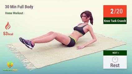 30 MIN FULL BODY HOME WORKOUT (No Equipment)