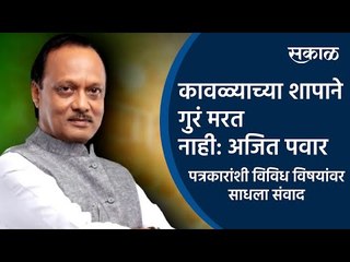 कावळ्याच्या शापाने गुरं मरत नाही; अजित पवारांनी विविध विषयांवर साधला संवाद | Ajit Pawar | Pune |