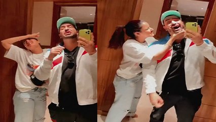 Jasmin Bhasin और Aly Goni ने अपने नए गाने Tu Bhi Sataya Jayega पर की मस्ती | FilmiBeat