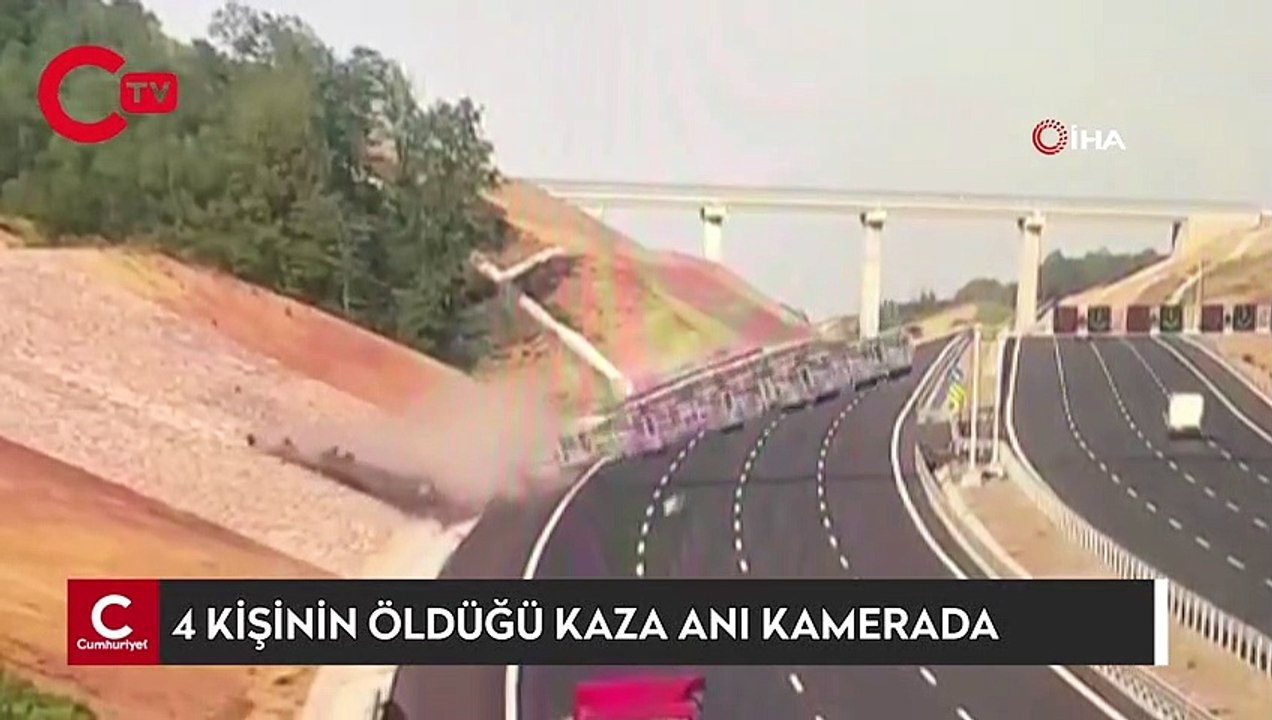 Kazakistan Nevşehir Fahri Başkonsolosu'nun da aralarında olduğu 4 kişinin öldüğü kazanın görüntüleri ortaya çıktı