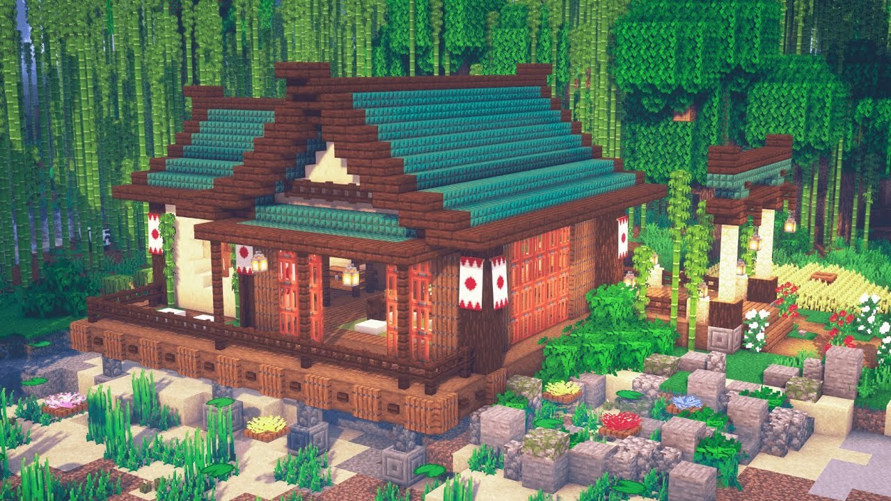 Minecraft _ How to Build a Japanese House - video Dailymotion