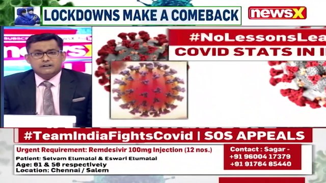 Covid Number Continue To Rise India Battles Second Wave NewsX