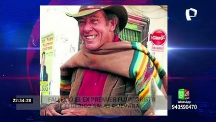 Falleció a los 70 años el exministro Federico Salas-Guevara