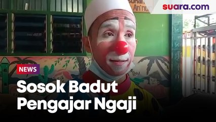 Menelisik Sosok Pengajar Ngaji dengan Pakaian Badut Syariah di Pinang Kota Tangerang
