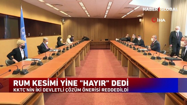 KKTC 6 maddelik öneri sundu, Rum Kesimi yine 'Hayır' dedi! Gözler Cenevre'de