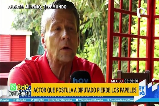México: actor que postula a la alcaldía insulta en vivo a sus detractores