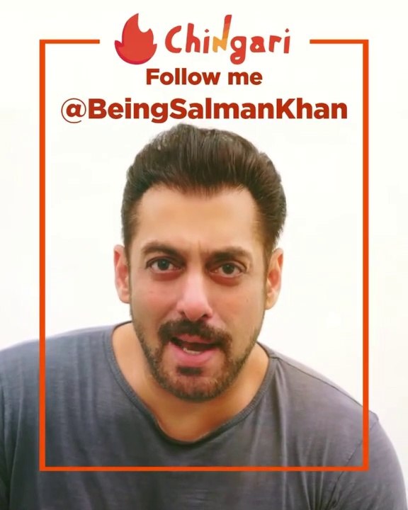 salman Khan | Bollywood Supper Star Salman Kha On Chan Chingari app