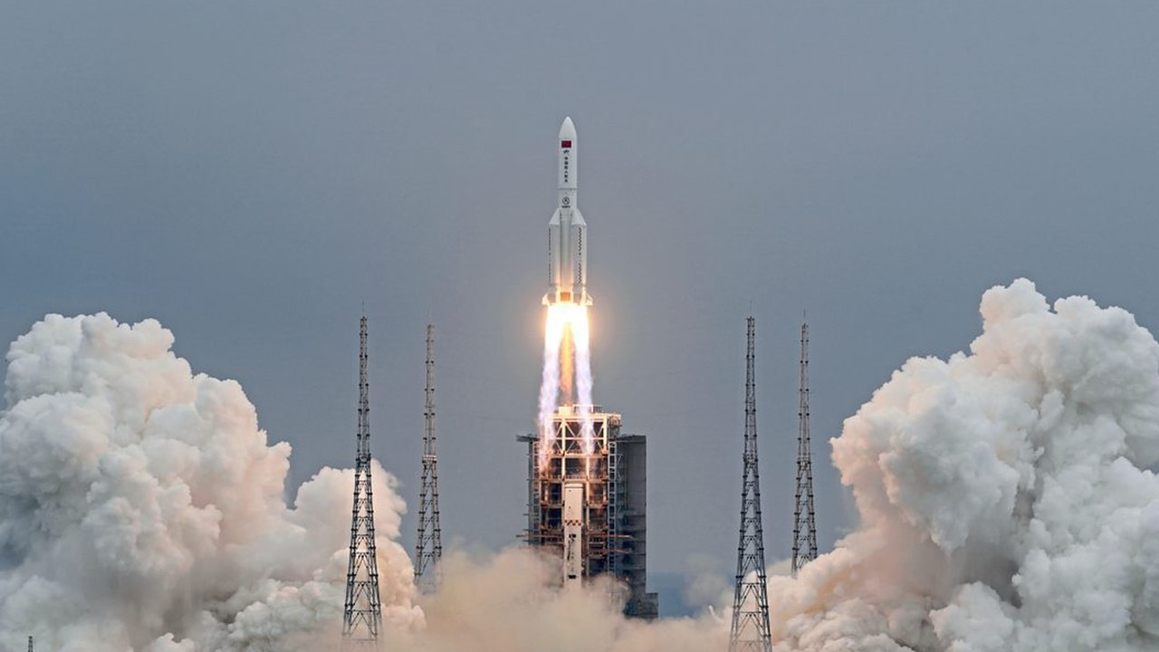 China startet Rakete mit Modul für eigene Raumstation