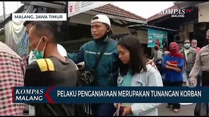 Seorang Perempuan di Malang Dianiaya Tunangannya, Terekam CCTV