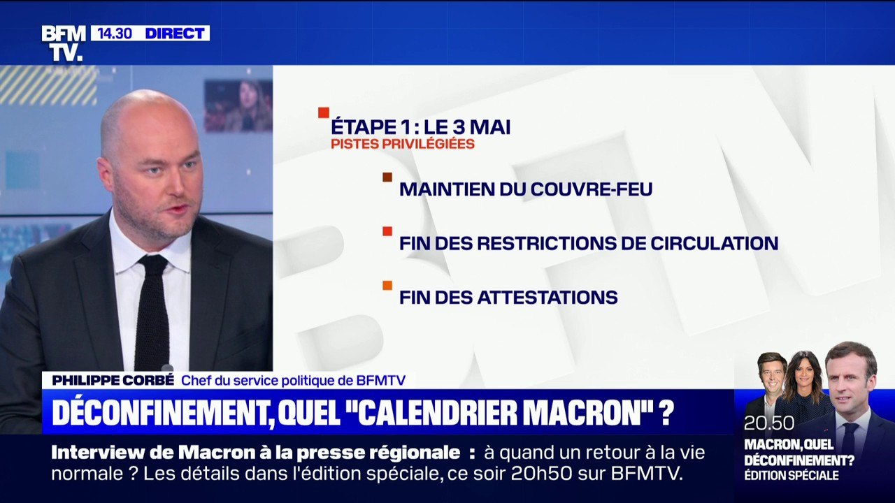 Déconfinement: quel est le calendrier des réouvertures fixé par Emmanuel Macron ?