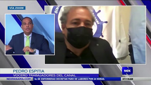 Entrevista a Pedro Espitia, vocero de los trabajadores del Canal - Nex Noticias