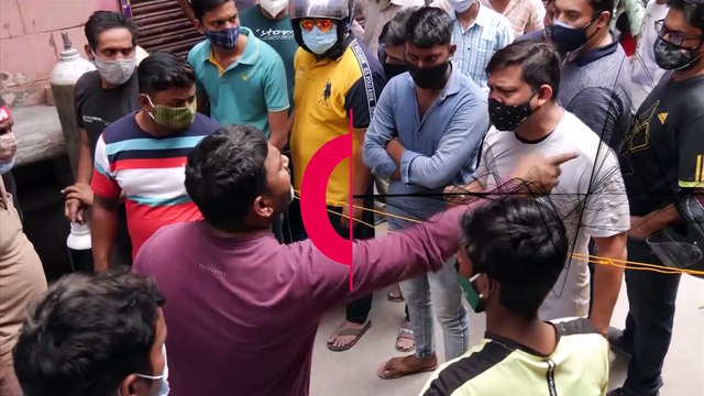 Covid-19: Sağlık sistemi çökmek üzere olan Hindistan'da oksijen karaborsası oluştu | Video