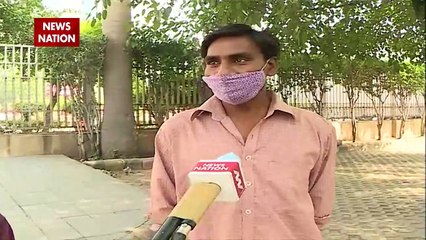 Patient has been lying on the footpath outside Rajiv Gandhi Hospital
