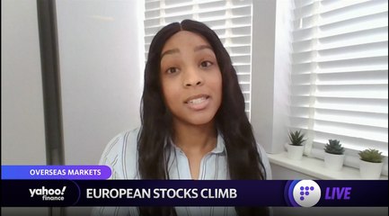 European stocks climb